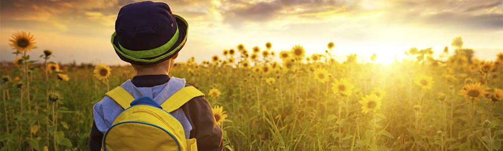 Image of a boy in the field